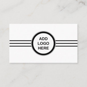 Tarjetas de visita de la plantilla del logotipo