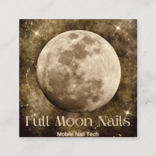 Tarjetas de visita de la plaza de las uñas de la
