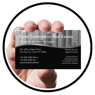 Tarjetas de visita de la propiedad inmobiliaria