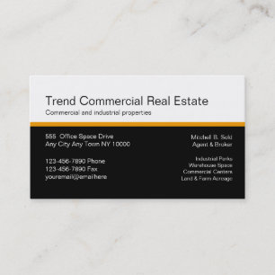 Tarjetas de visita de la propiedad inmobiliaria