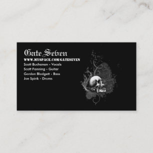 Tarjetas de visita de la puerta siete