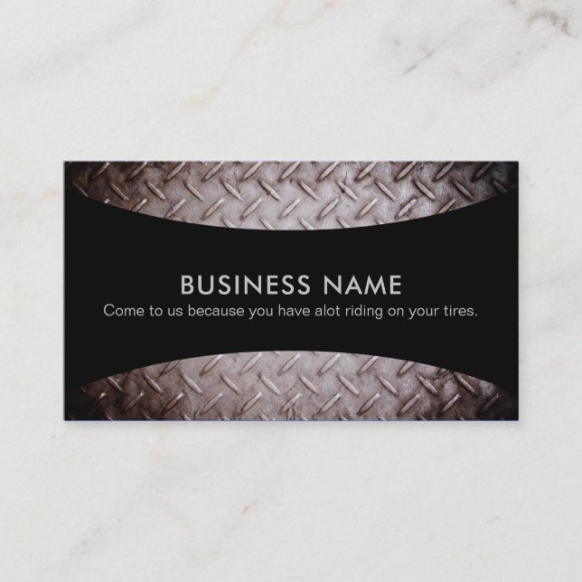 Tarjetas de visita de la reparación auto (Anverso)