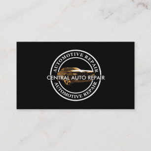 Tarjetas de visita de la reparación de automóvil