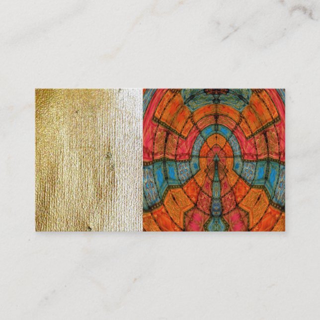 Tarjetas de visita de la rueda de la medicina del (Anverso)