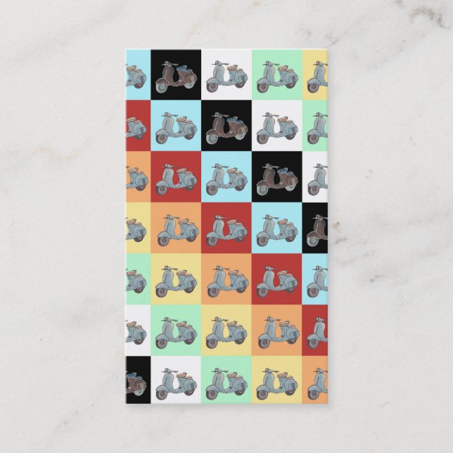 Tarjetas de visita de la señal de las vespas (Anverso)