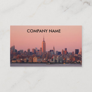 Tarjetas de visita de la tarde de Nueva York