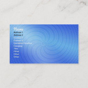 Tarjetas de visita de la terapia física