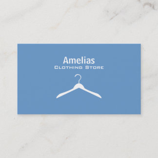 Tarjetas de visita de la tienda de ropa
