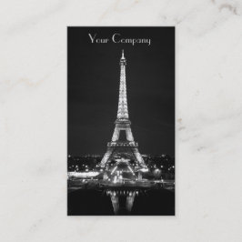 Tarjetas de visita de la torre Eiffel