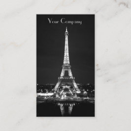 Tarjetas de visita de la torre Eiffel