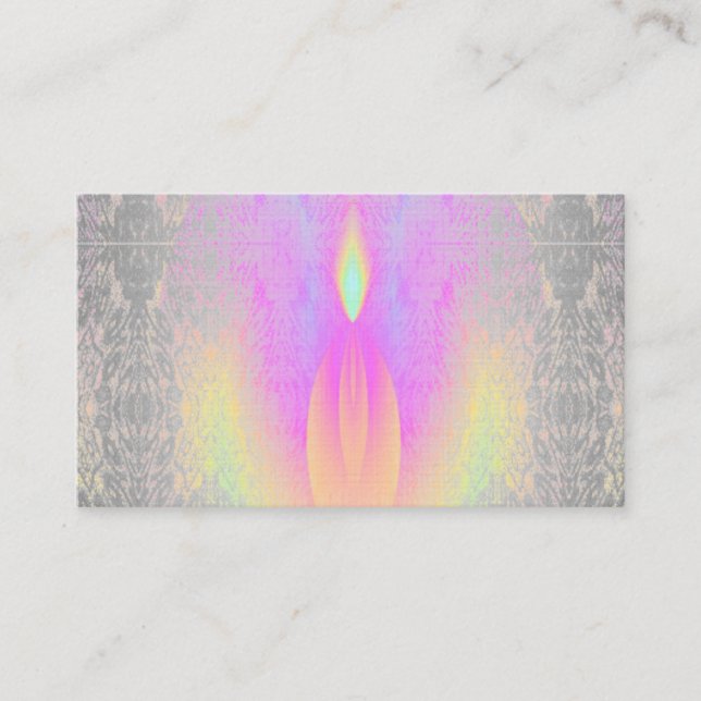 Tarjetas de visita de la yoga de la clase del arco (Anverso)