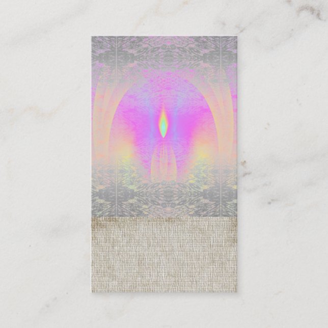 Tarjetas de visita de la yoga de la clase del arco (Anverso)