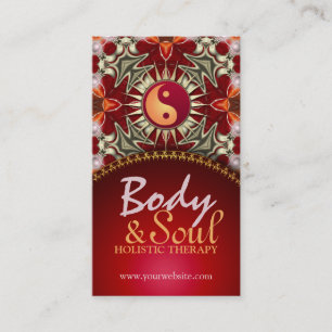 Tarjetas de visita de la yoga de Reiki de la edad