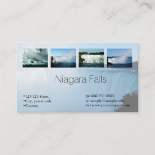 Tarjetas de visita de las Cataratas del Niágara