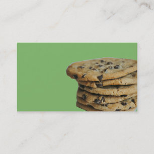 Tarjetas de visita de las galletas de