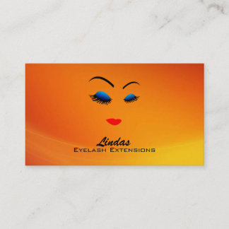 Tarjetas de visita de las pestañas