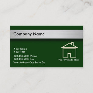 Tarjetas de visita de las propiedades