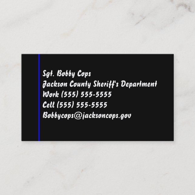 Tarjetas de visita de LEO (Anverso)