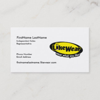 Tarjetas de visita de LikeWear