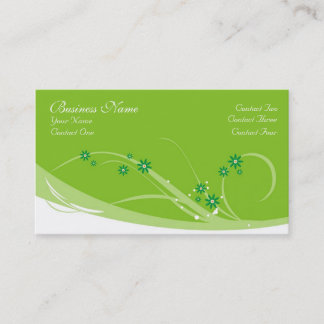 Tarjetas de visita de Lime Flowers