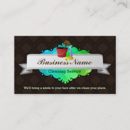 Tarjetas de visita de limpieza de Great House