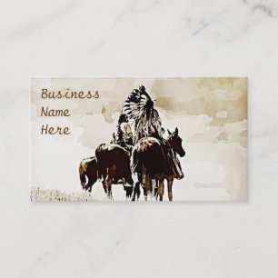 Tarjetas de visita de los guerreros de Cheyenne