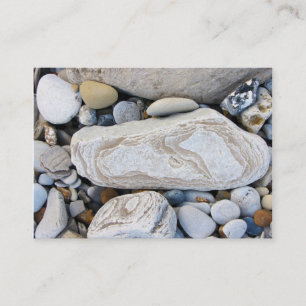 Tarjetas de visita de los guijarros