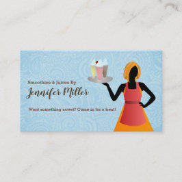 Tarjetas de visita de los jugos del Smoothie