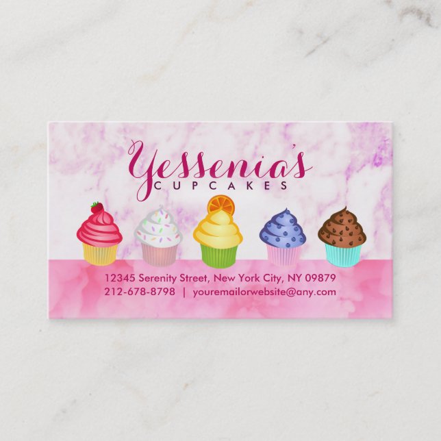 Tarjetas de visita de los lemas de las magdalenas (Anverso)