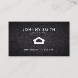 Tarjetas de visita de los lemas del arquitecto