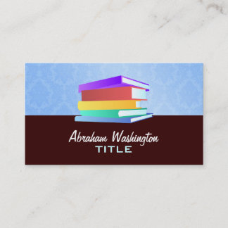 Tarjetas de visita de los libros