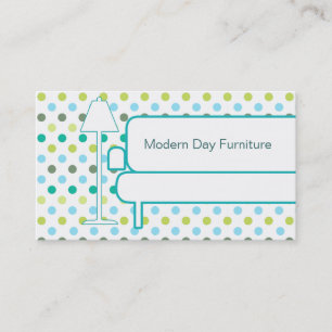 Tarjetas de visita de los muebles