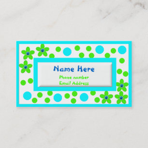 Tarjetas de visita de los niños coloridos