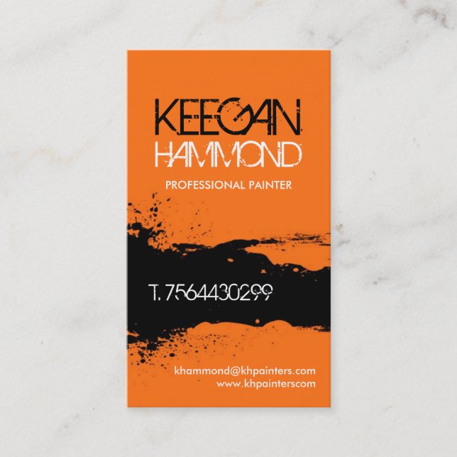 Tarjetas de visita de los pintores (Anverso)