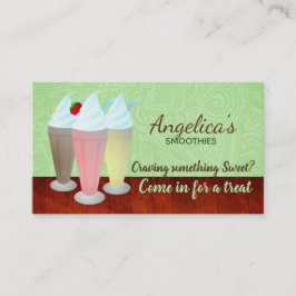 Tarjetas de visita de los Smoothies