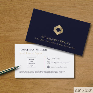 Tarjetas de visita de lujo con logotipos Personali