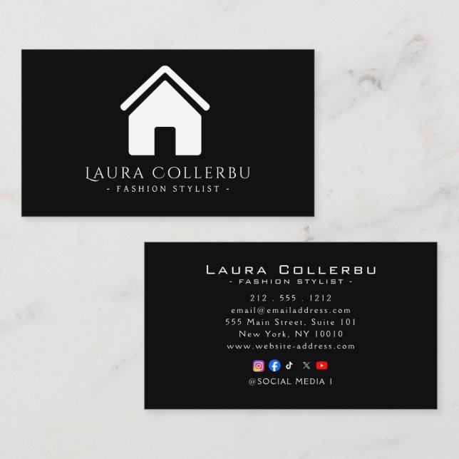 Tarjetas de Visita de Lujo de Alta Gama (Anverso / Reverso)