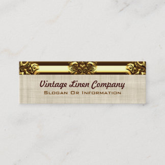 Tarjetas de visita de lujo del vintage de la