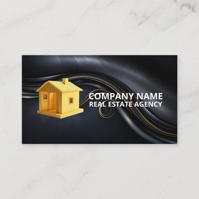 Tarjetas de visita de lujo minimalistas (Anverso)