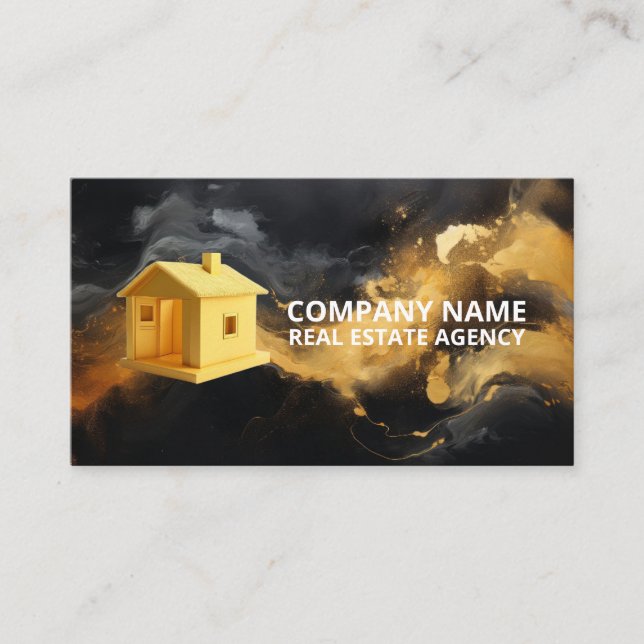 Tarjetas de visita de lujo minimalistas (Anverso)