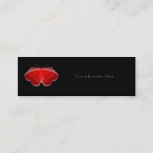 Tarjetas de visita de marcadores de corazones de m