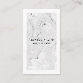 Tarjetas de visita de mármol elegantes mínimas