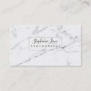 Tarjetas de visita de mármol minimalistas