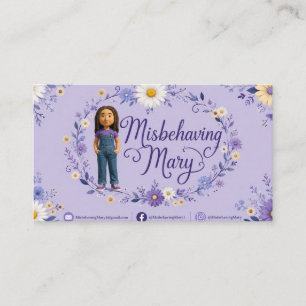 Tarjetas de visita de Mary traviesa