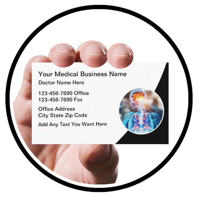 Tarjetas de visita de Medicina Interna Médica (Subido por el creador)