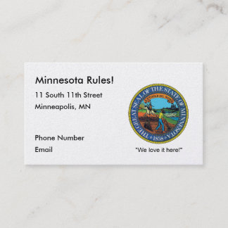 Tarjetas de visita de Minnesota