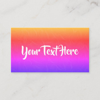 Tarjetas de visita de moda