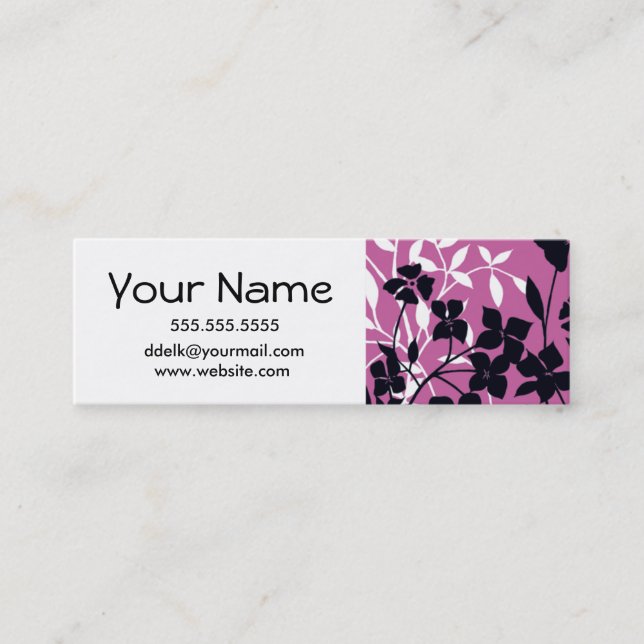 Tarjetas de visita de moda (Anverso)