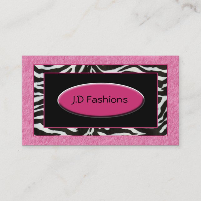 Tarjetas de visita de moda (Anverso)