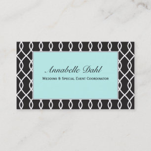 Tarjetas de visita de moda de Tiffany